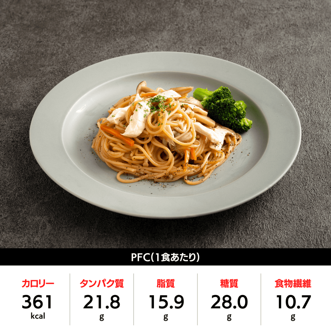 ZENBヌードル たっぷりキノコと鶏肉の和風ソース